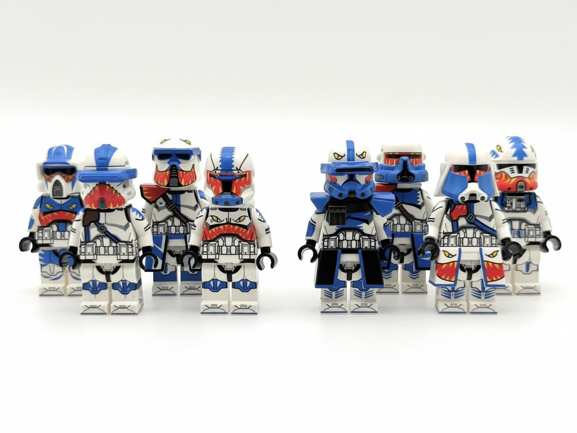 Star Wars Tigershark Clone Troopers Custom Minifigures