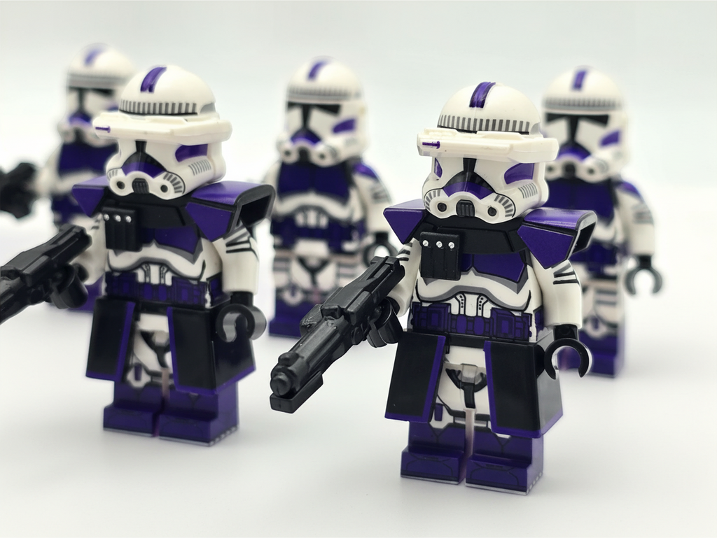 Star Wars Mace Windu 187th Legion Clone Troopers Minifigures Set 11pcs