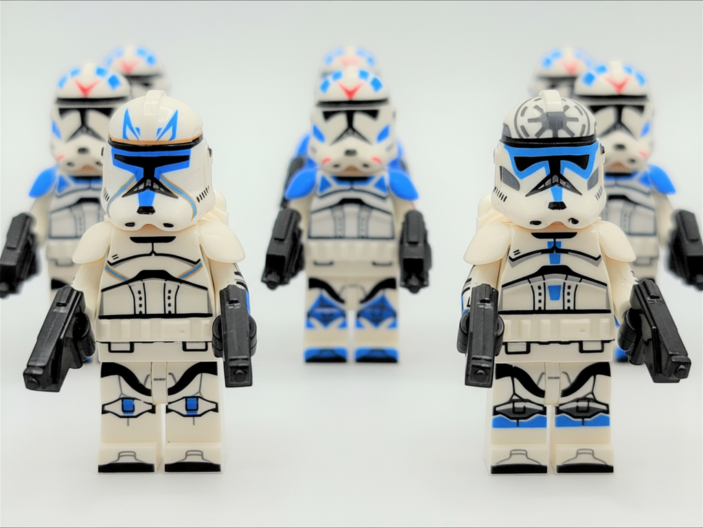 Star Wars 501st Captain Rex Jetpack Clone Troopers 12 Minifigures Set