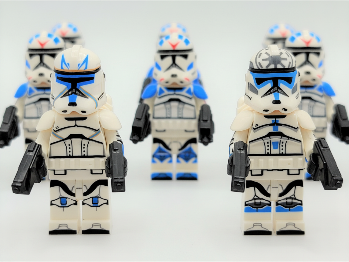 Star Wars 501st Captain Rex Jetpack Clone Troopers 12 Minifigures Set