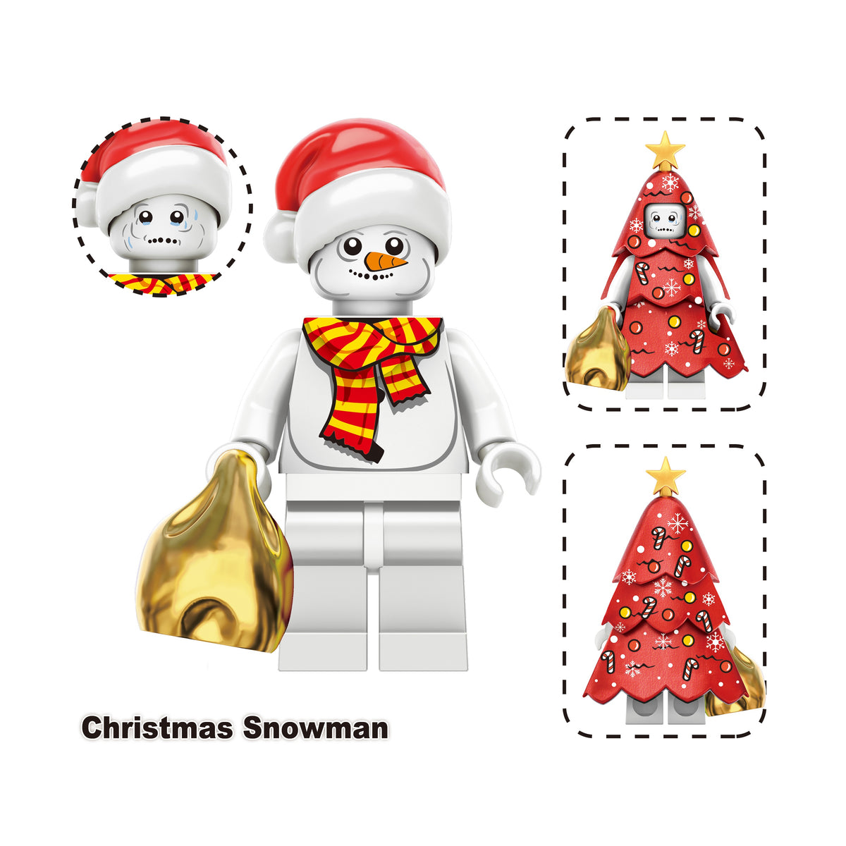 Christmas Theme Holiday Custom Minifigures