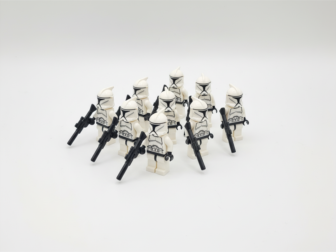 Star Wars Phase 1 Clone Troopers Shinies Minifigures Set