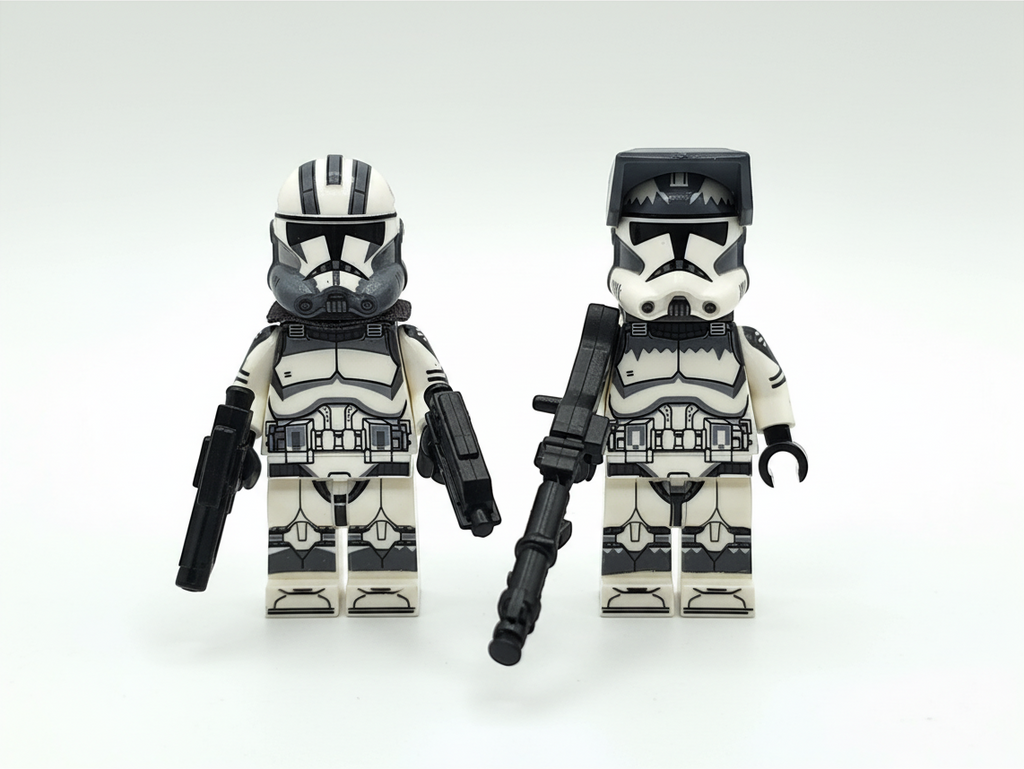 Star Wars 104th Commander Wolffe Custom Minifigures Assortment Set 8pcs
