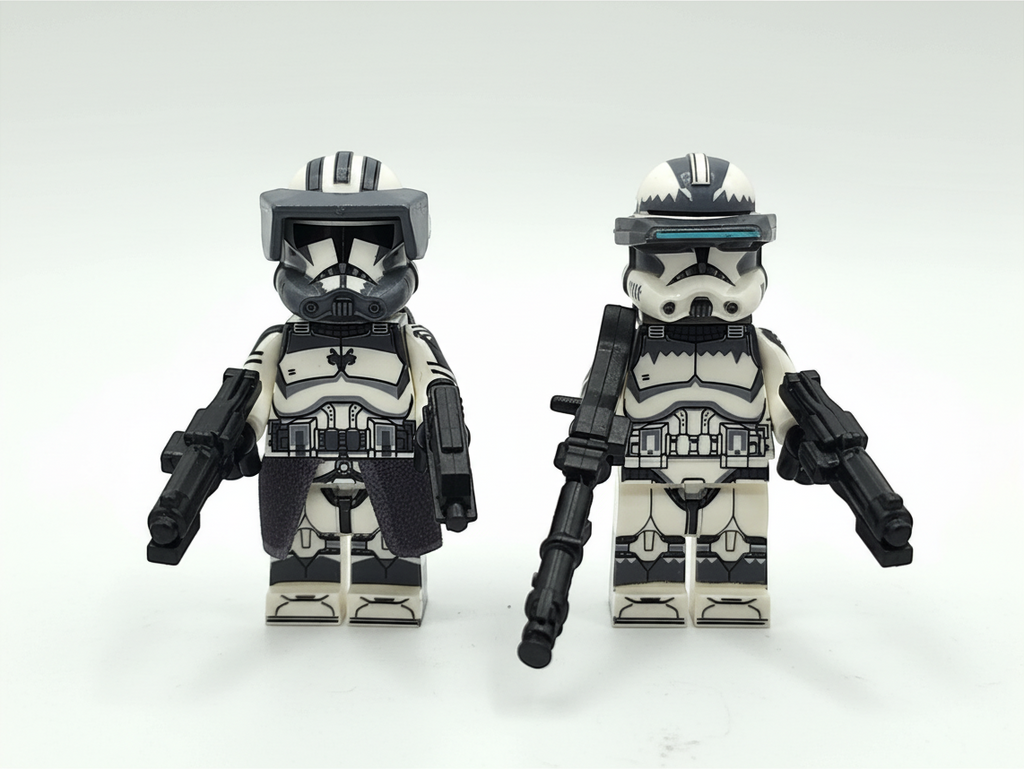 Star Wars 104th Commander Wolffe Custom Minifigures Assortment Set 8pcs