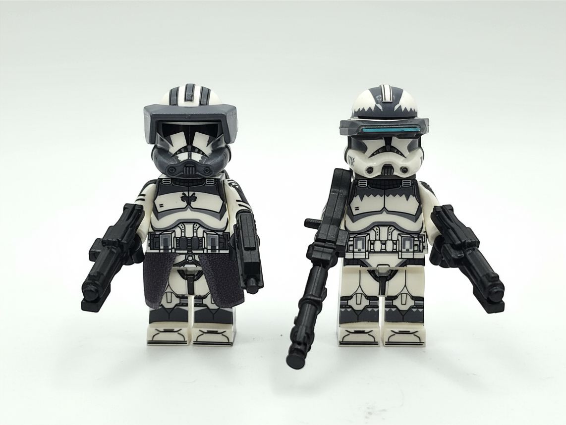 Star Wars 104th Commander Wolffe Custom Minifigures Assortment Set 8pcs