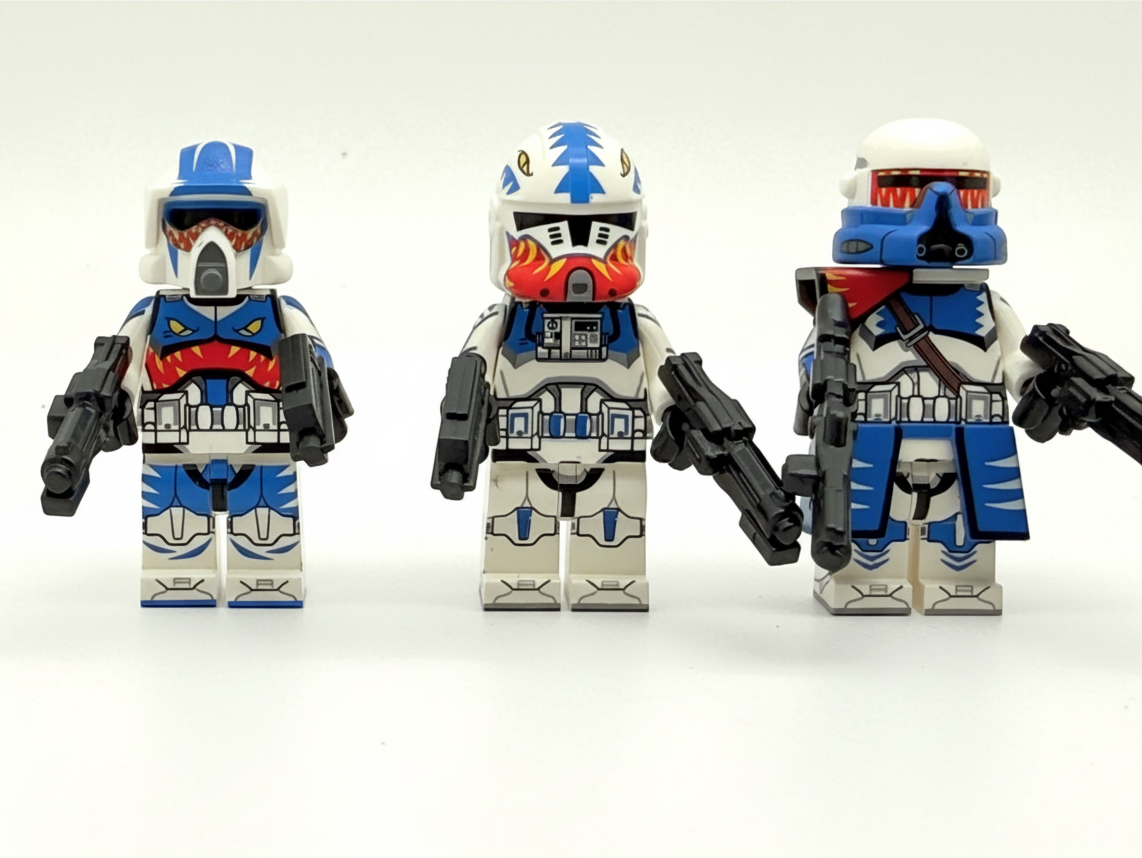 Star Wars Tigershark Clone Troopers Custom Minifigures