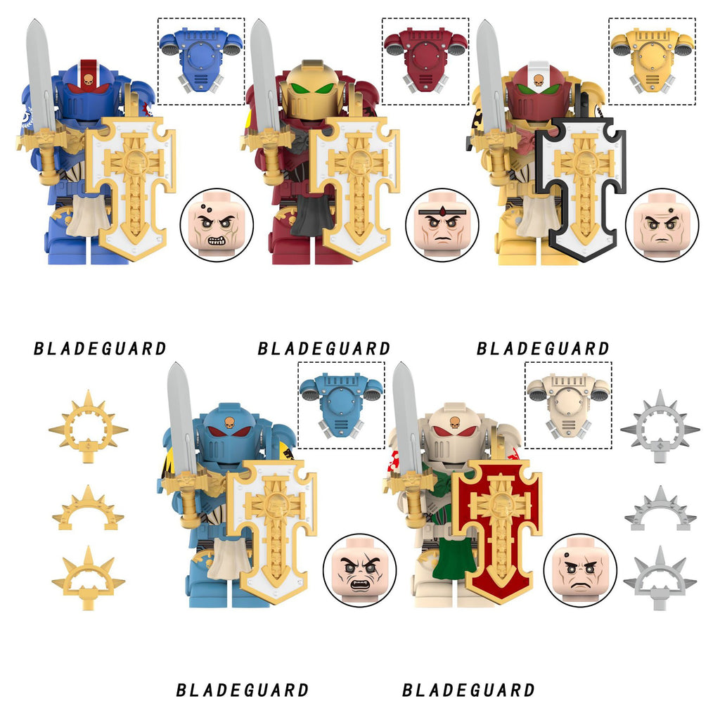 Warhammer 40K Bladeguards Assortment Minifigures Set