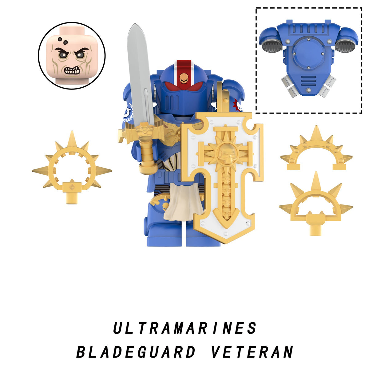 Warhammer 40K Bladeguards Assortment Minifigures Set