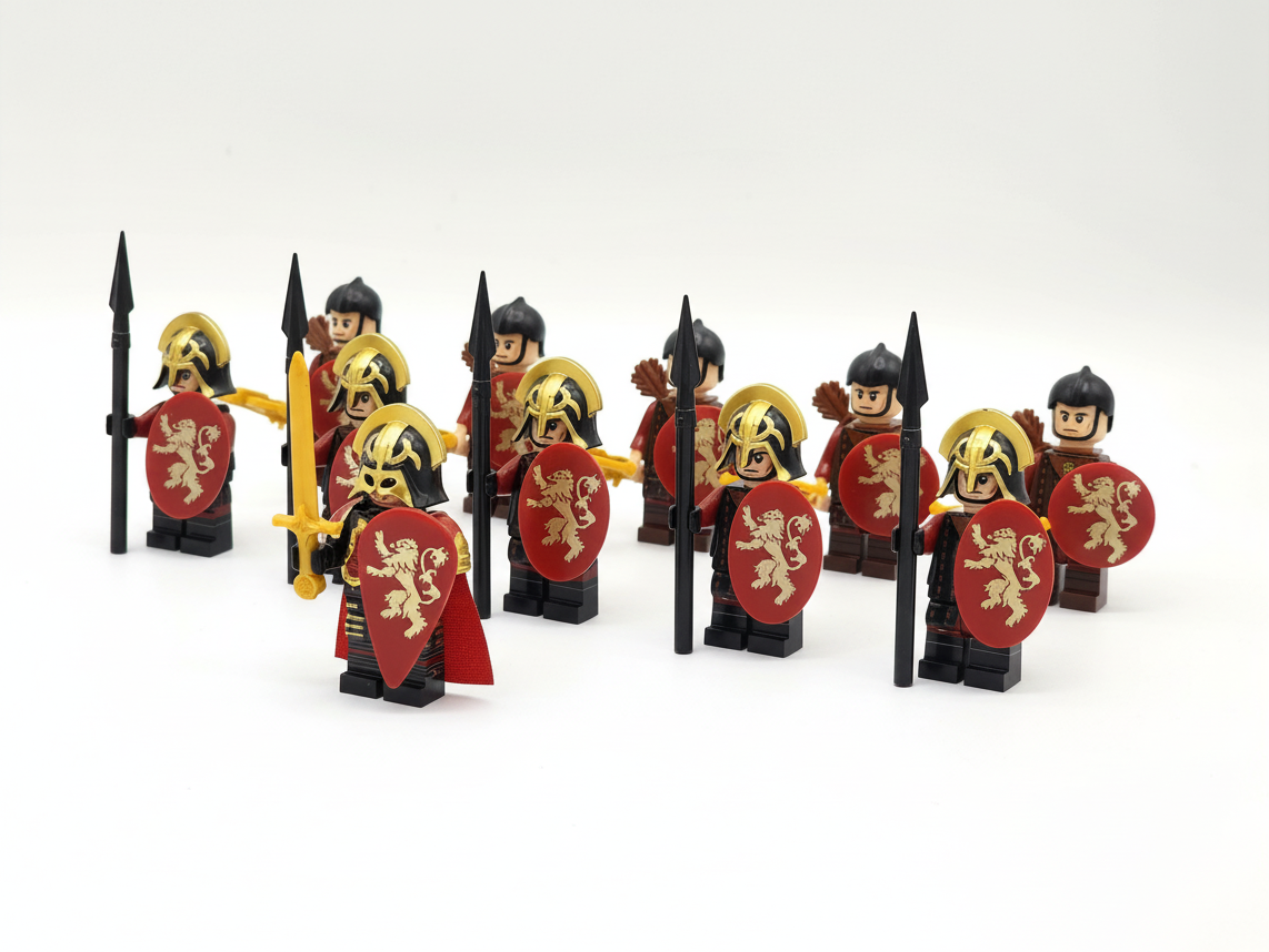 Game of Thrones House Lannister The Golden Army Custom Minifigures Set 11pcs