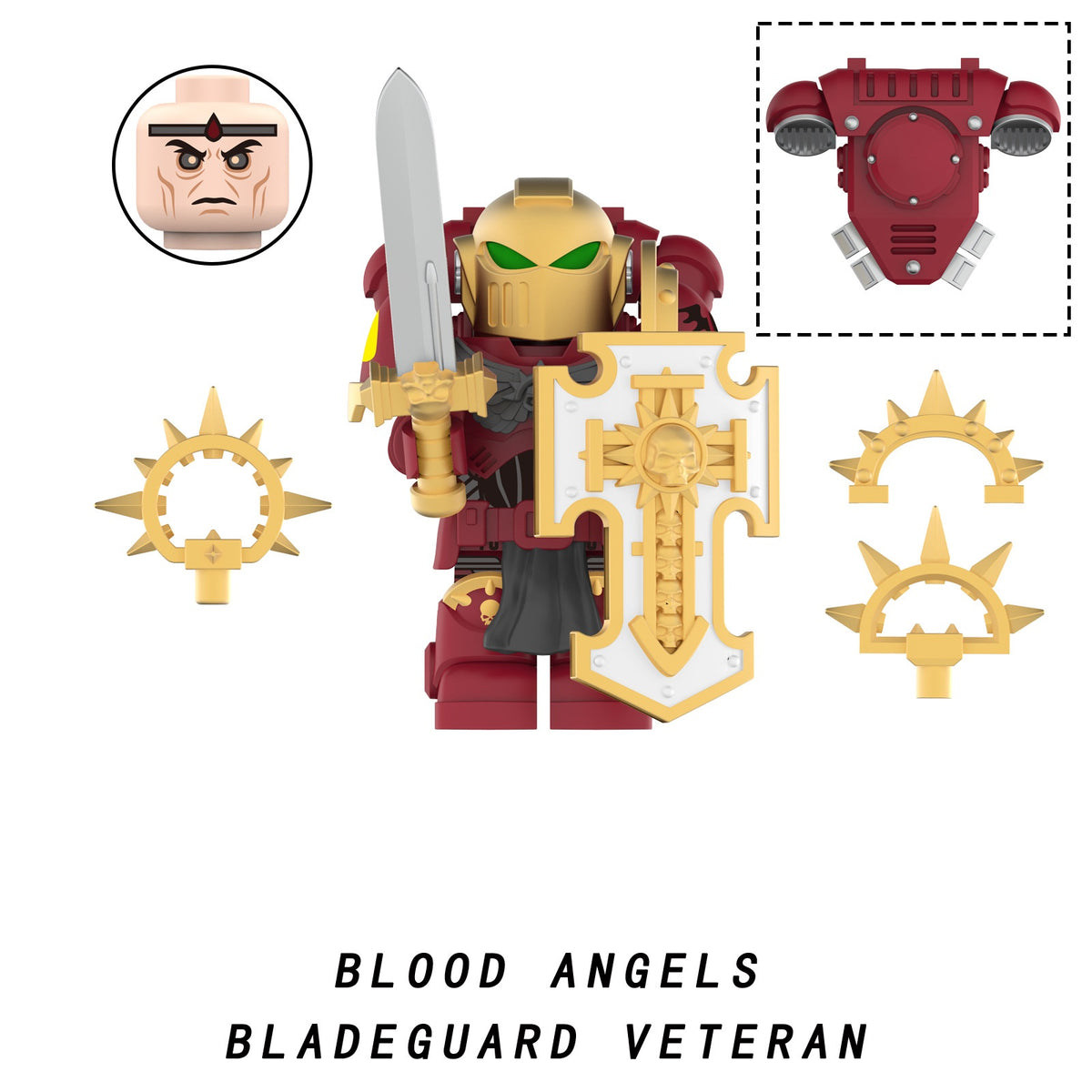 Warhammer 40K Bladeguards Assortment Minifigures Set