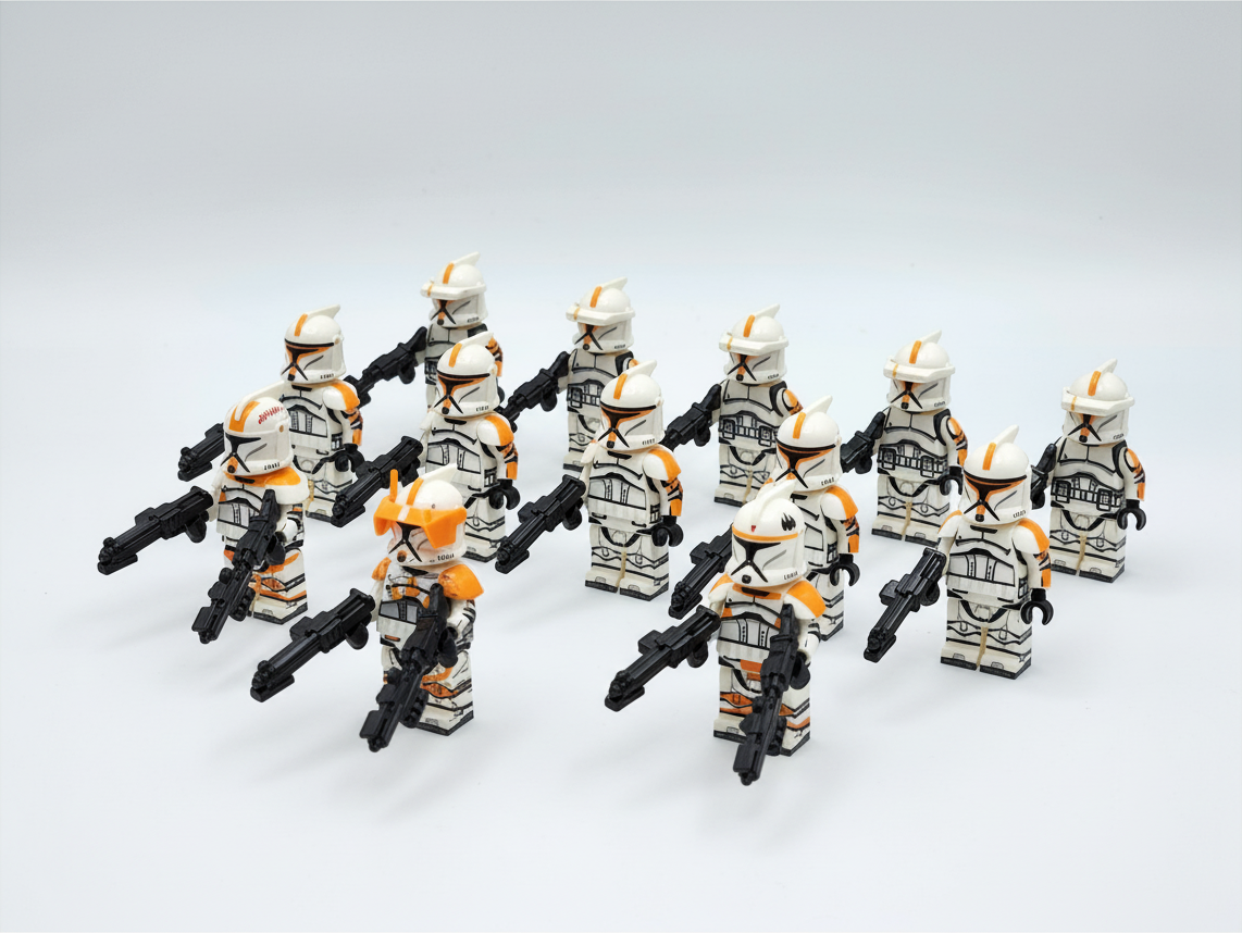 Star Wars Phase 1 Commander Cody 212th Clone Troopers Specialists Custom Minifigures Set 13pcs