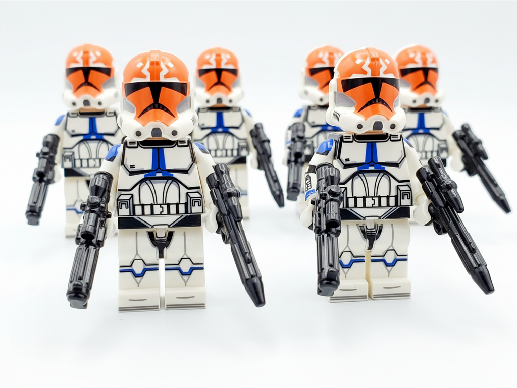 Star Wars 332nd Ahsoka Clone Troopers Minifigures Set