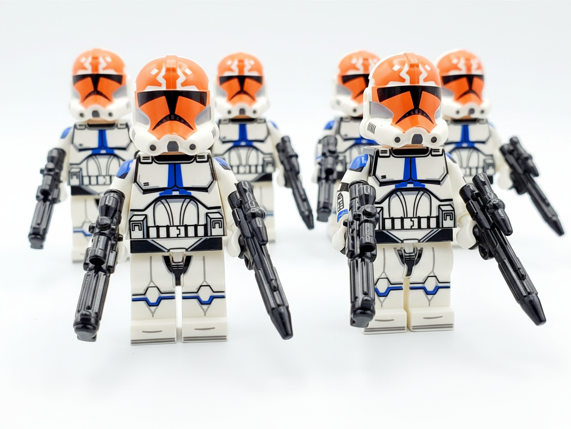 Star Wars 332nd Ahsoka Clone Troopers Minifigures Set