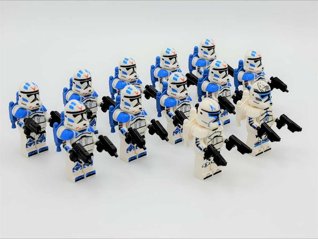 Star Wars 501st Captain Rex Jetpack Clone Troopers 12 Minifigures Set