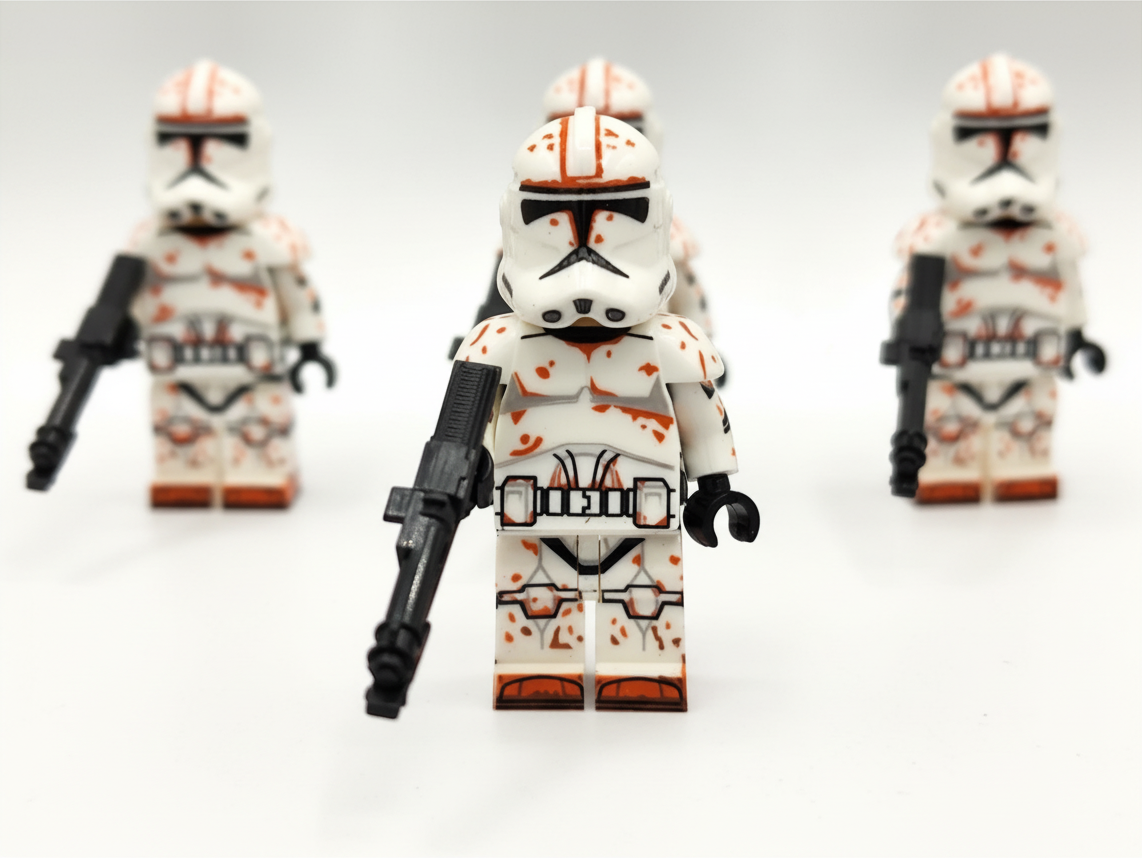 Star Wars Phase 2 Desert Clone Troopers Custom Minifigures Set