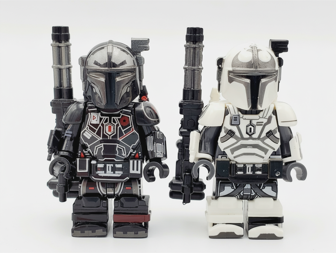 Star Wars Heavy Mandalorians Custom 8 Minifigures Set
