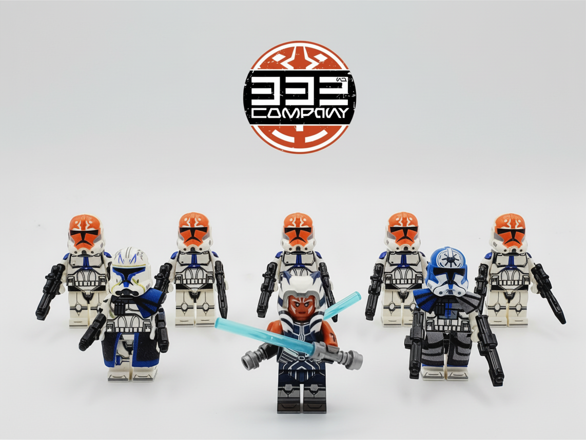 Star Wars 332nd Company Ahsoka Tano Rex Jesse 8 Minifigures Set