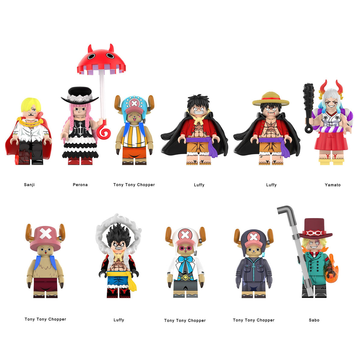 One Piece Manga Custom Minifigures Set DY