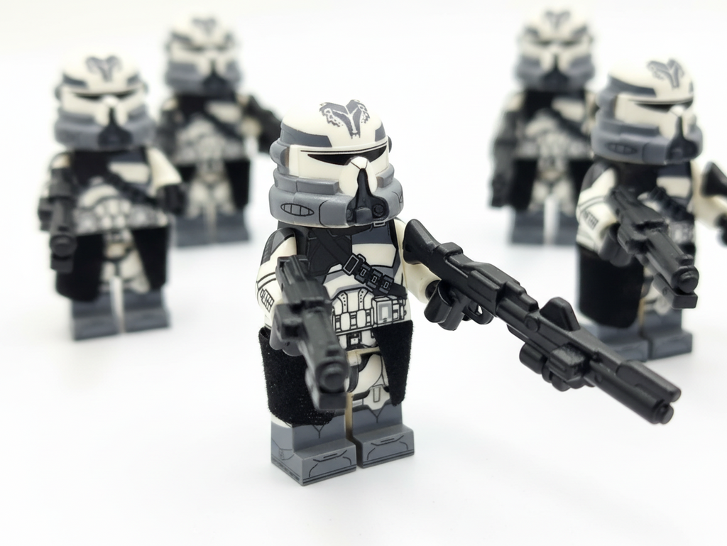 Star Wars Phase 2 Wolfpack Airborne Clone Troopers Paratroopers Custom Minifigures