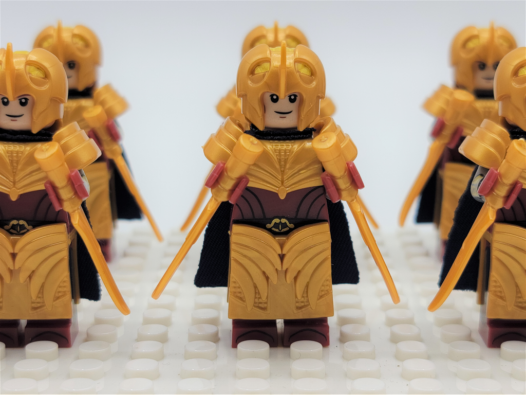 LOTR Mirkwood Elves Daggers Infantry Army 10 Minifigures Set