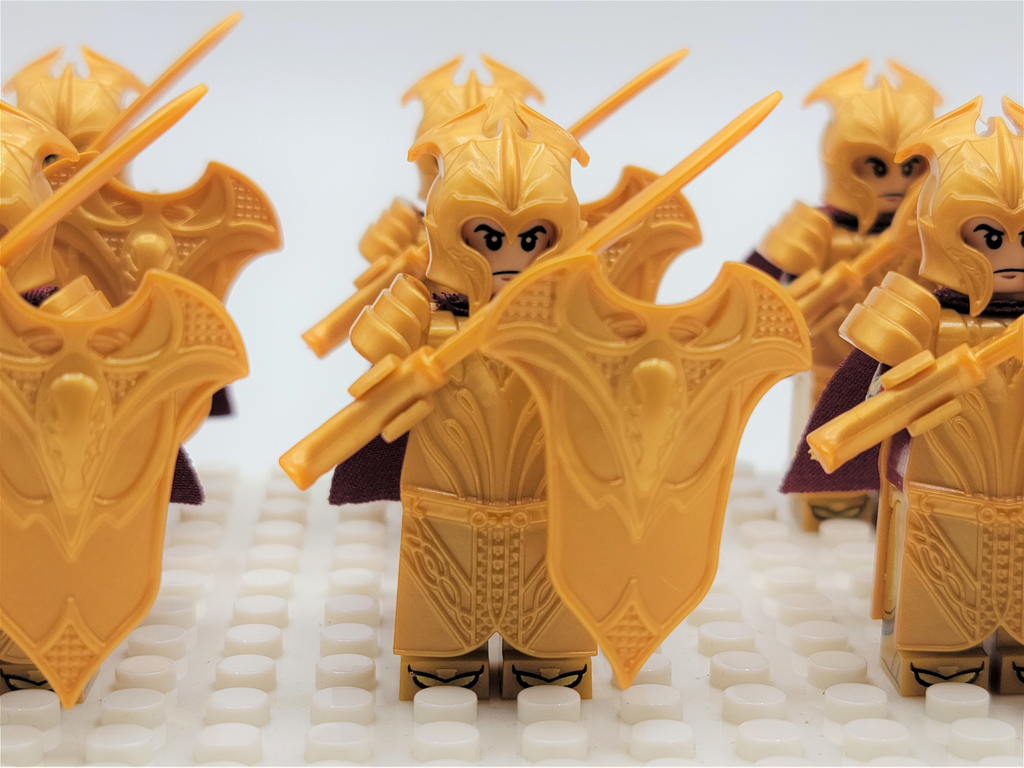 LOTR Mirkwood Elves Heavy Sword Infantry Army 10 Minifigures Set