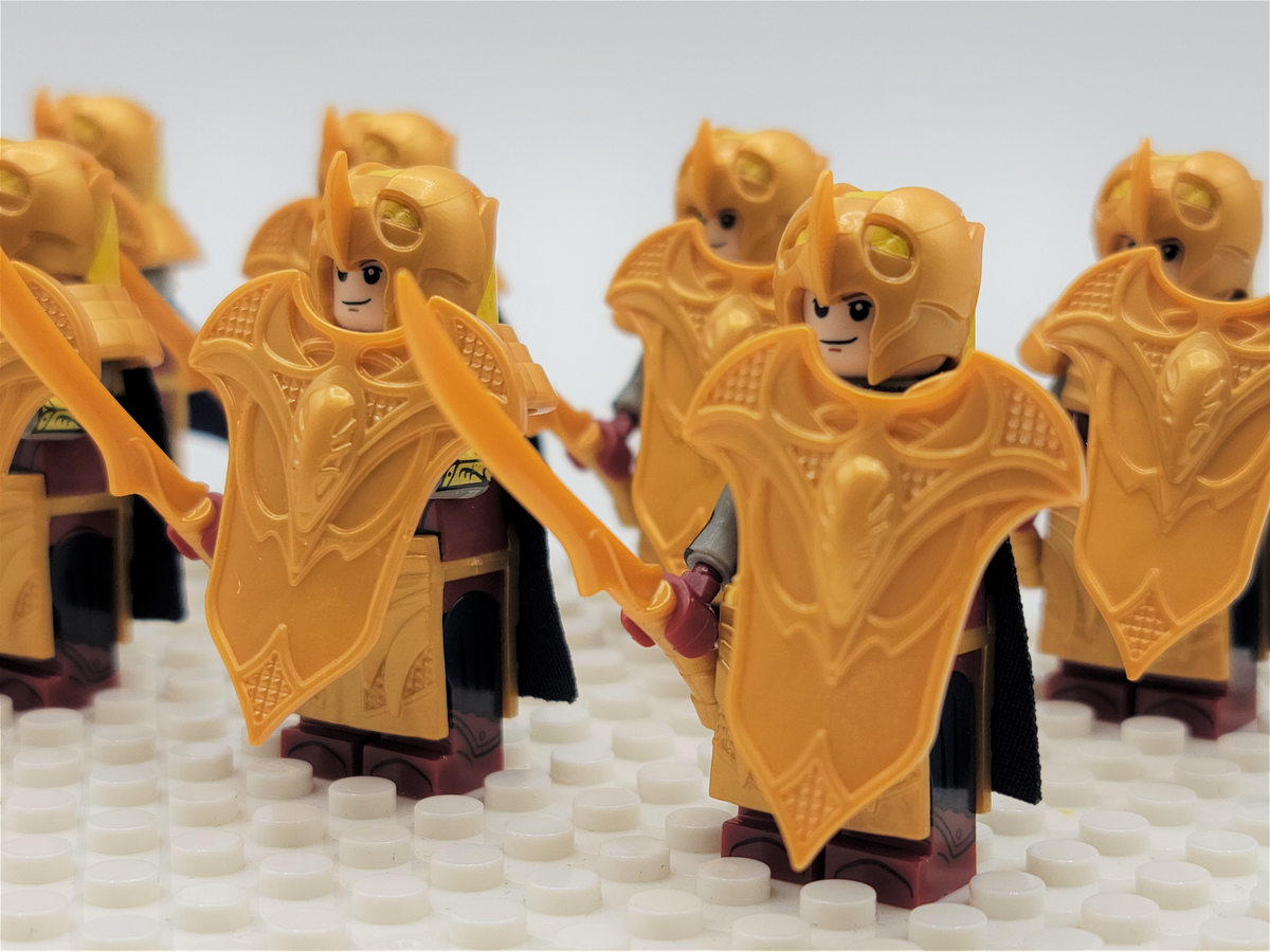 LOTR Mirkwood Elves Light Sword Infantry Army 10 Minifigures Set