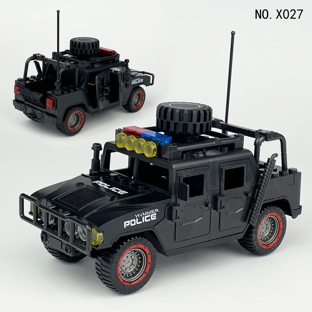 SWAT Team Special Forces 24 Custom Minifigures + Humvee - E22