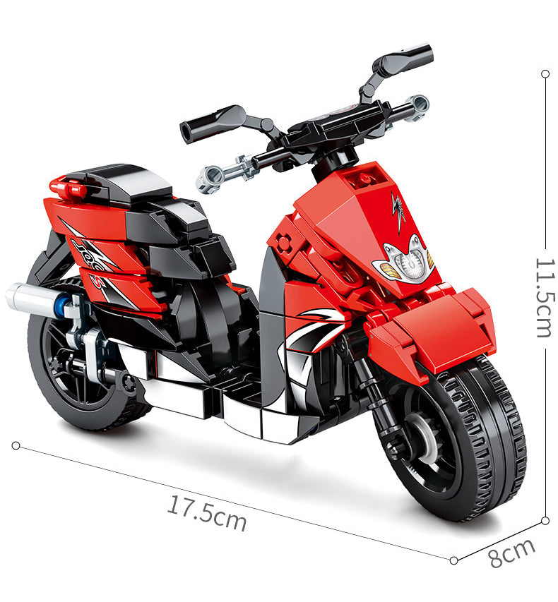 Motorcycle Custom Building Block Set Model 5