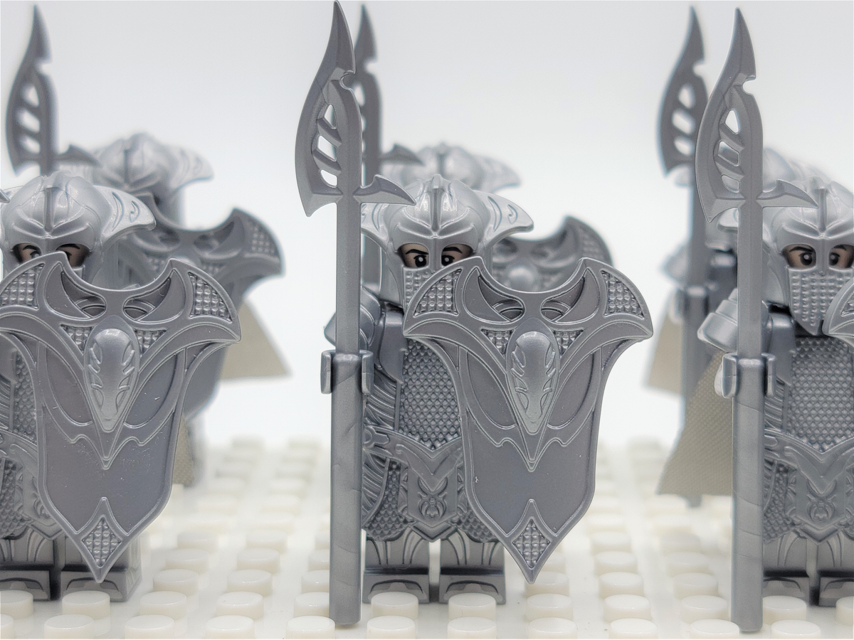 LOTR Mirkwood Elven Guards Spears Infantry Army 10 Minifigures Set