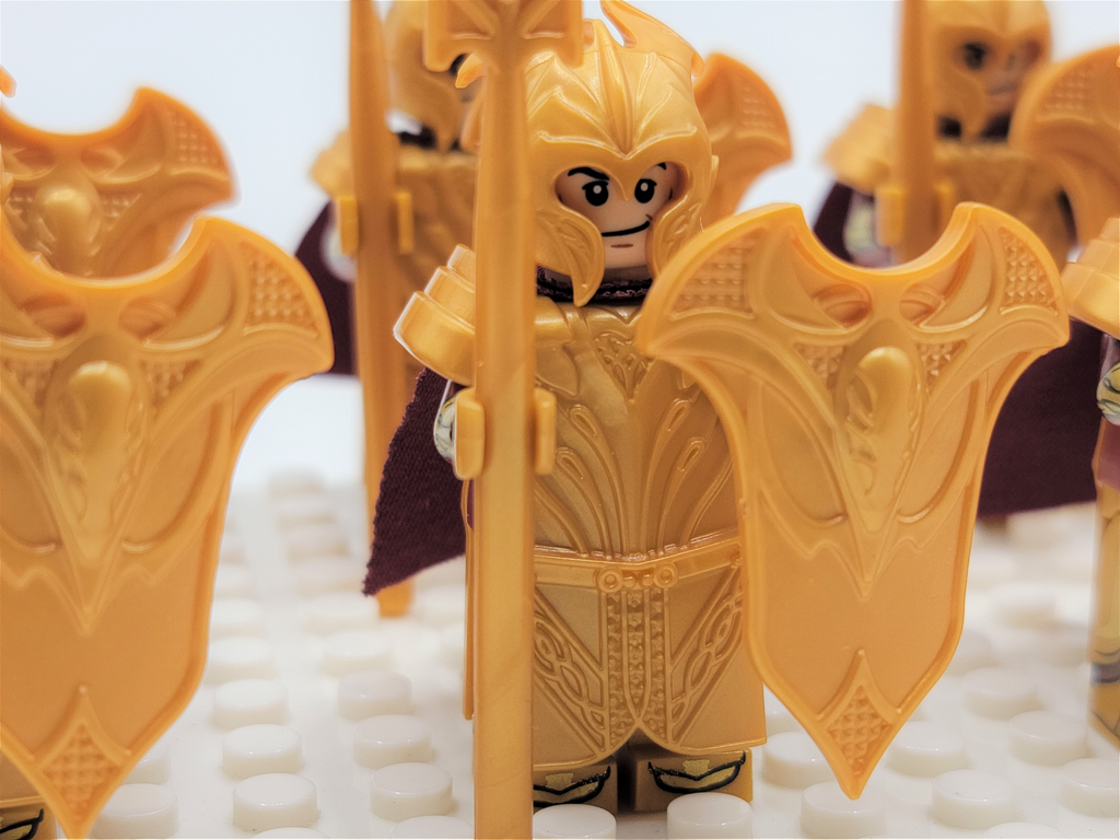LOTR Mirkwood Elves Heavy Spear Infantry Army 10 Minifigures Set