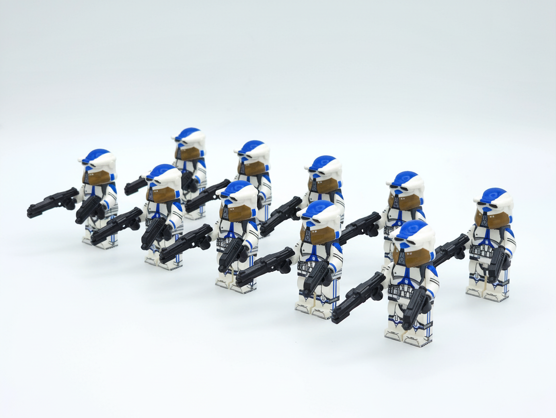 Star Wars 501st AT-RT Drivers Clone Trooper Custom Minifigures