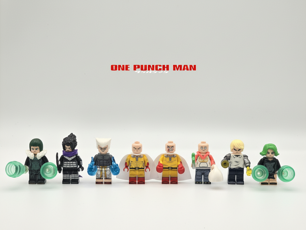 One Punch Man Custom Anime Minifigures 8pcs Set