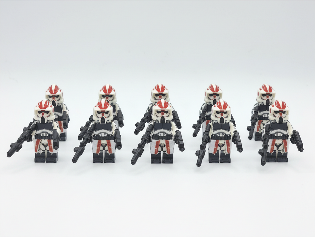 Star Wars Coruscant K9 Security Unit ARF Troopers Custom Minifigures