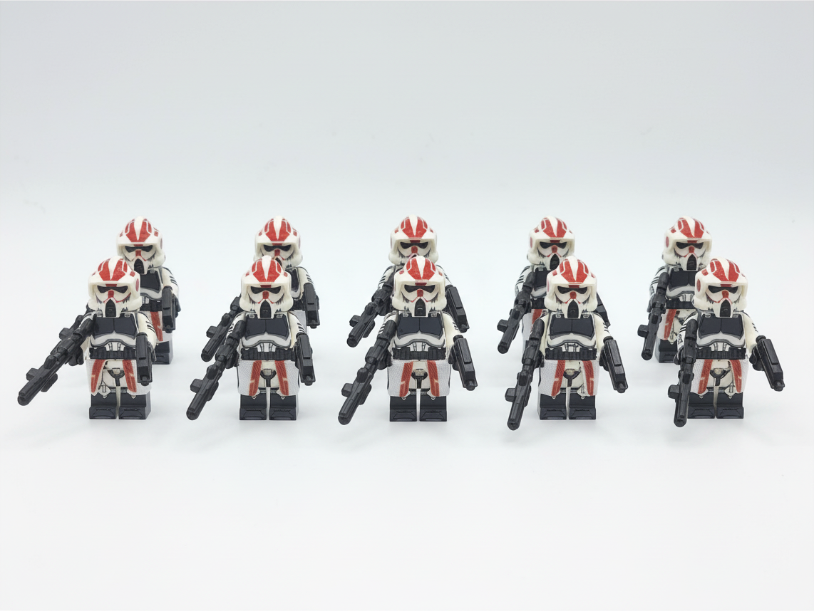 Star Wars Coruscant K9 Security Unit ARF Troopers Custom Minifigures