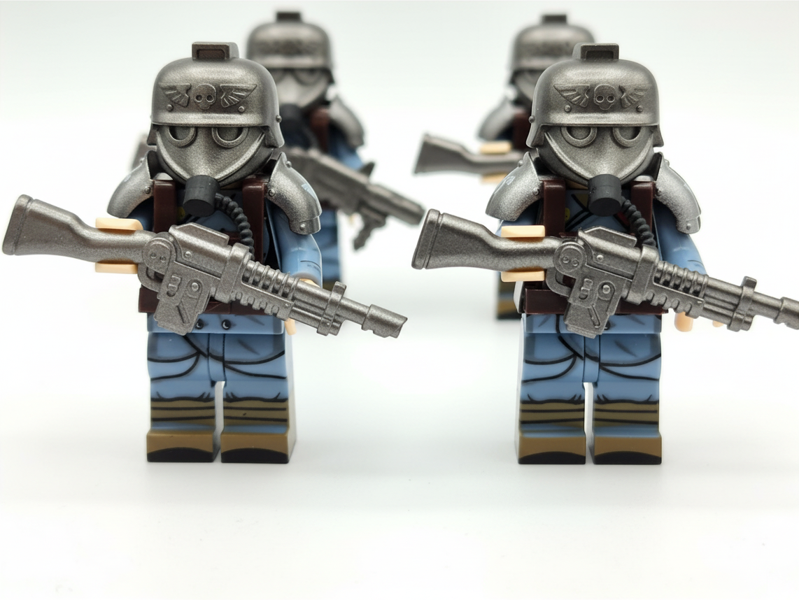 Warhammer 40K Death Korps of Krieg Instructor, Sniper, Signal Corps and Weapon Specialists 10 Minifigures Set