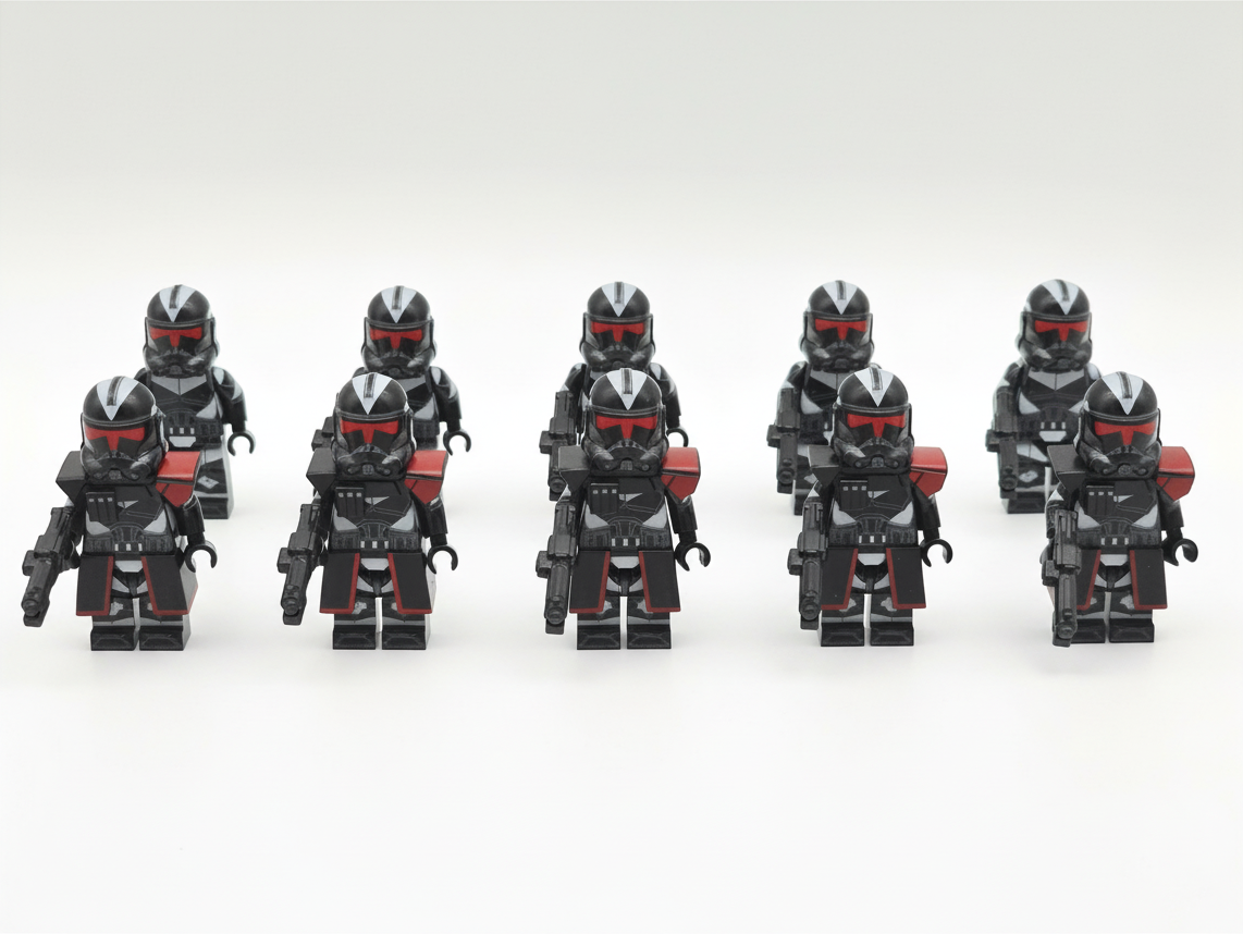 Star Wars Shadow Clone Troopers Minifigures Set