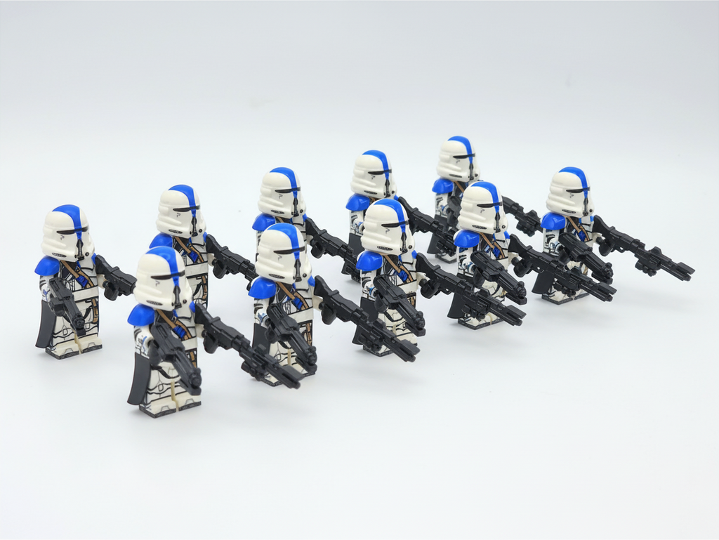 Star Wars Phase 2 501st AIrborne Clone Troopers Paratroopers Custom Minifigures