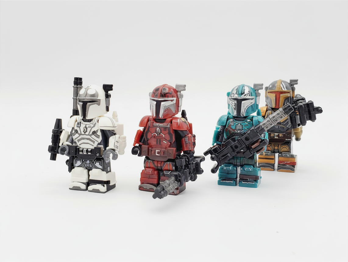 Star Wars Heavy Mandalorians Custom 8 Minifigures Set