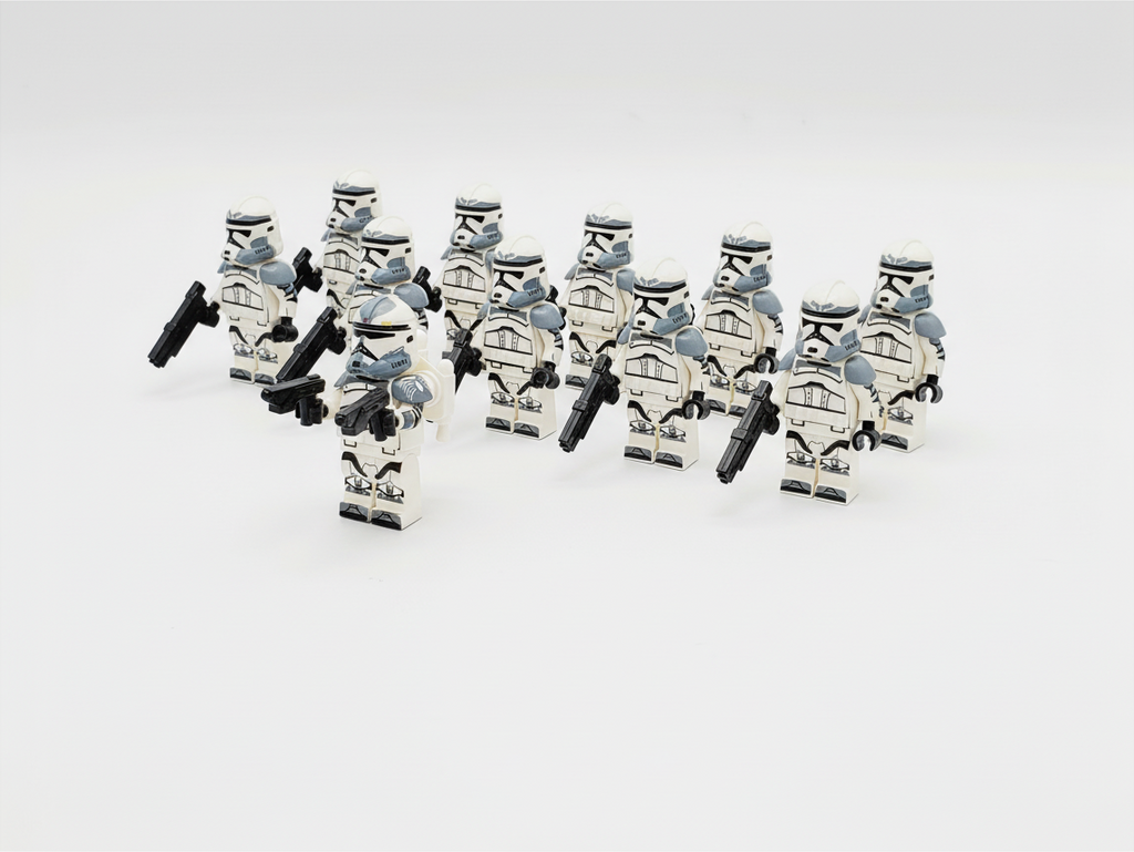 Star Wars Commander Wolffe Wolfpack Clones Armored Minifigures