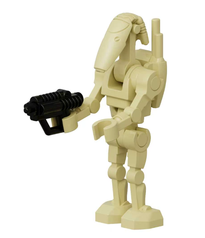 Star Wars B1 Battle Droid with Rotating Arms and Movable Legs Custom Clanker Minifigures 4pcs