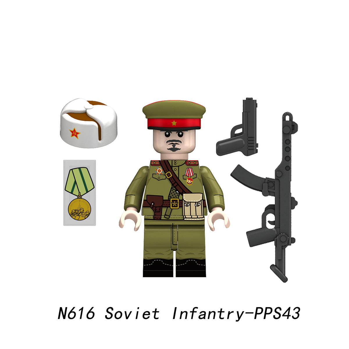 Historic Military Army Minifigures Single Sale 2