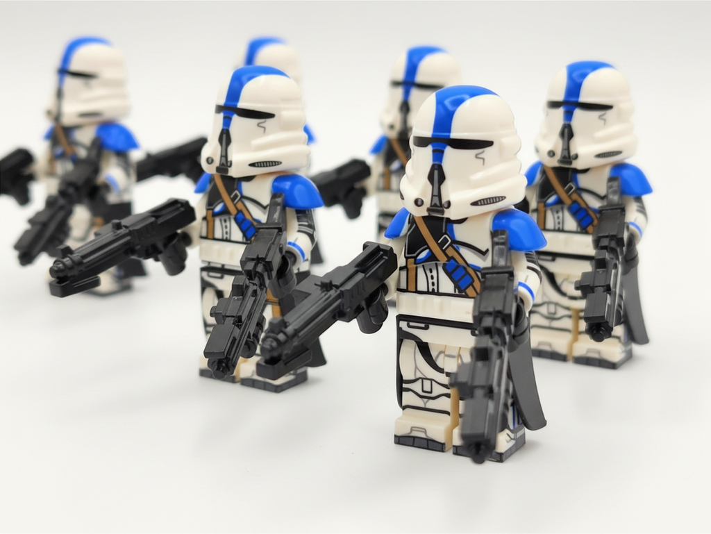 Star Wars Phase 2 501st AIrborne Clone Troopers Paratroopers Custom Minifigures
