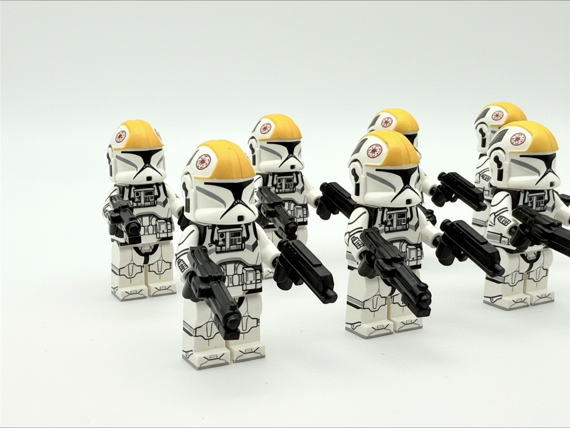 Star Wars Phase 1 Clone Pilot Troopers Minifigures Set