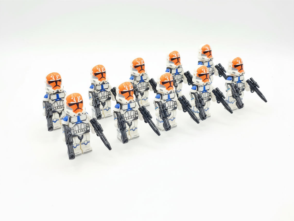 Star Wars 332nd Ahsoka Clone Troopers Minifigures Set