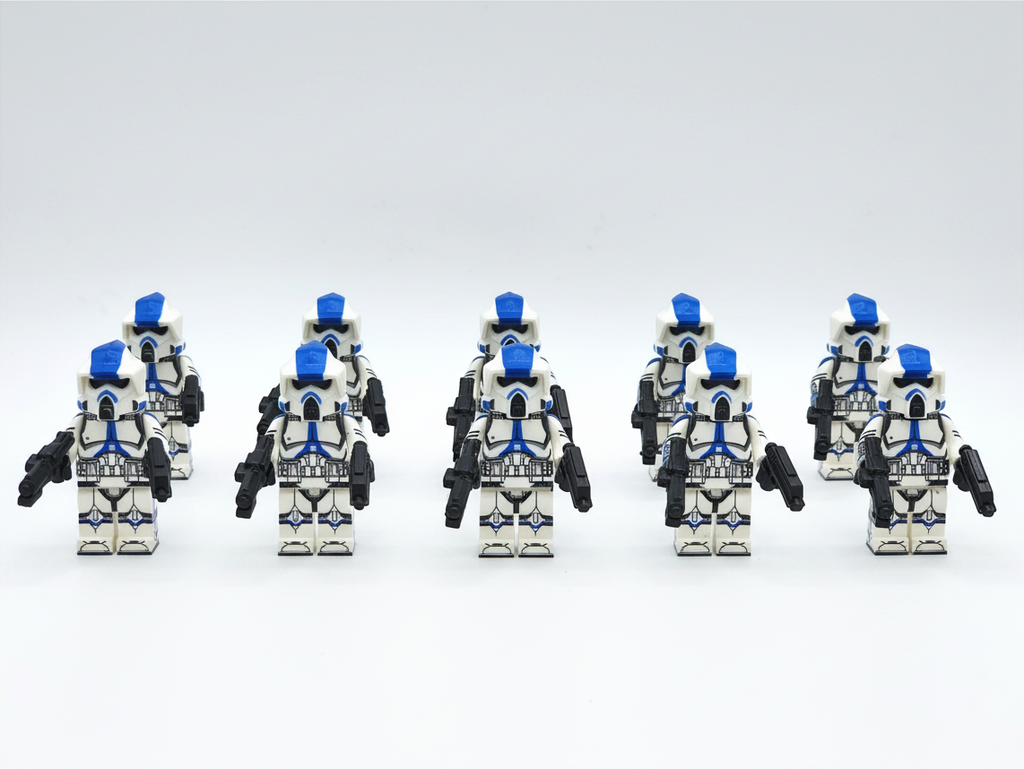 Star Wars 501st ARF Clone Troopers Custom Minifigures Set