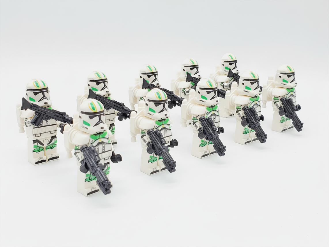 Star Wars Horn Company Armored Clones  x10 Minifigures Set