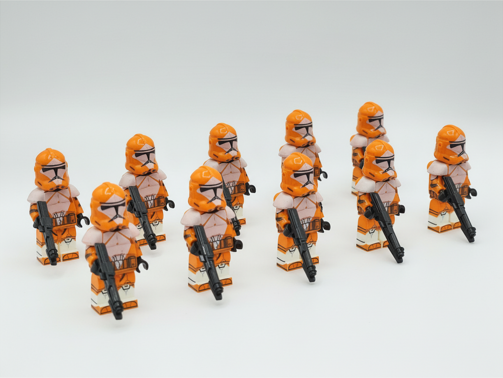Star Wars Phase 2 Bomb Squad Clone Troopers Custom Minifigures Set