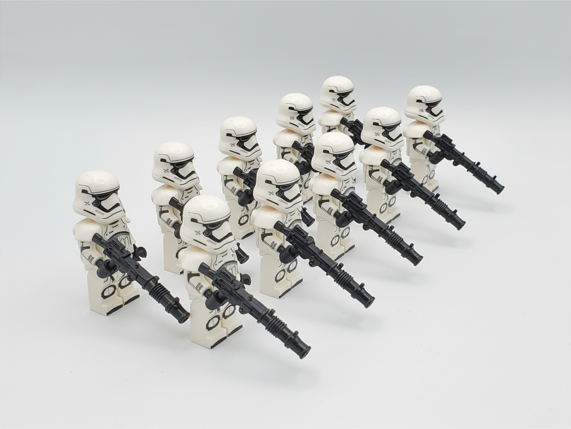 Star Wars First Order Armored Stormtroopers  x10 Minifigures Set