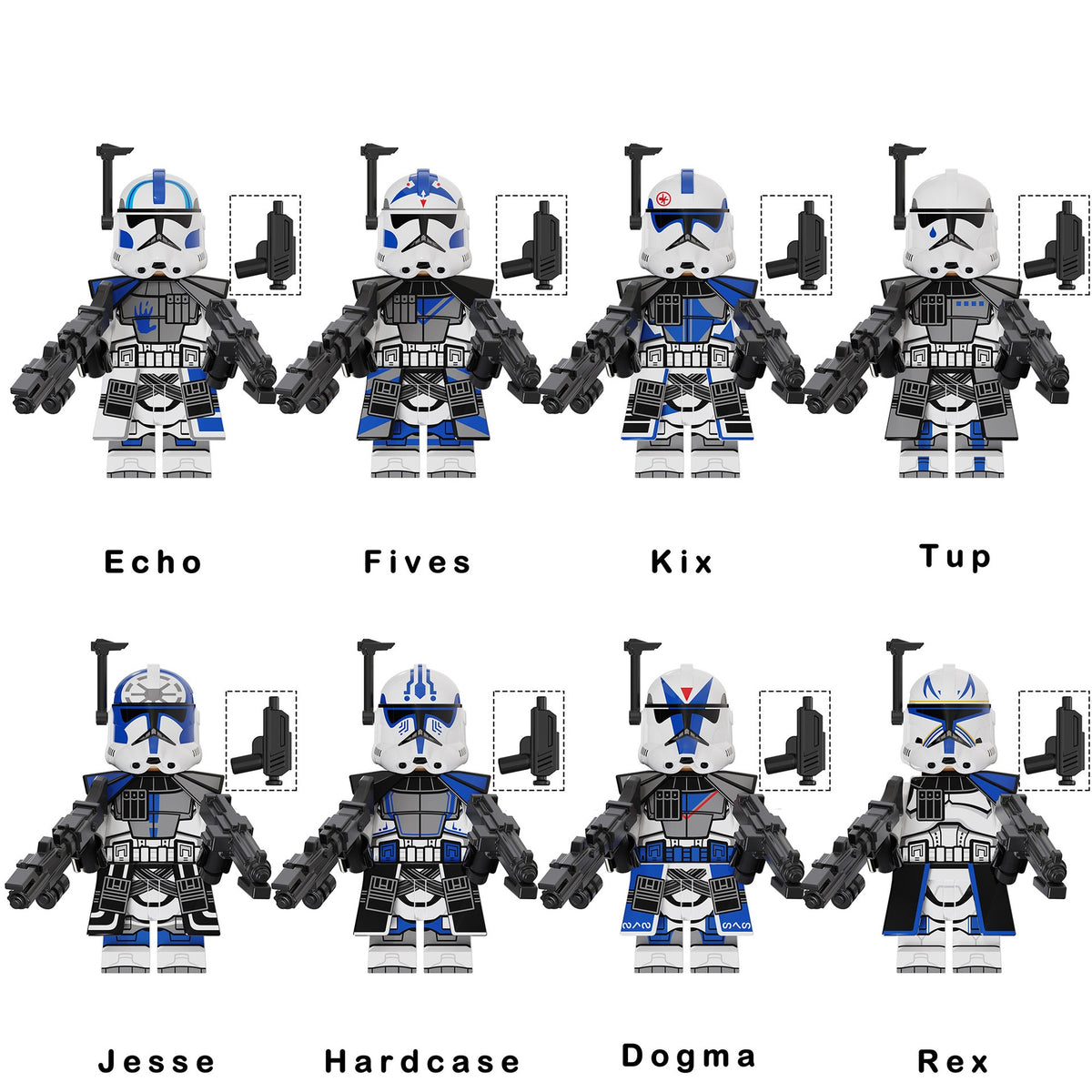 Star Wars Phase 2 501st Custom Minifigures Assortment