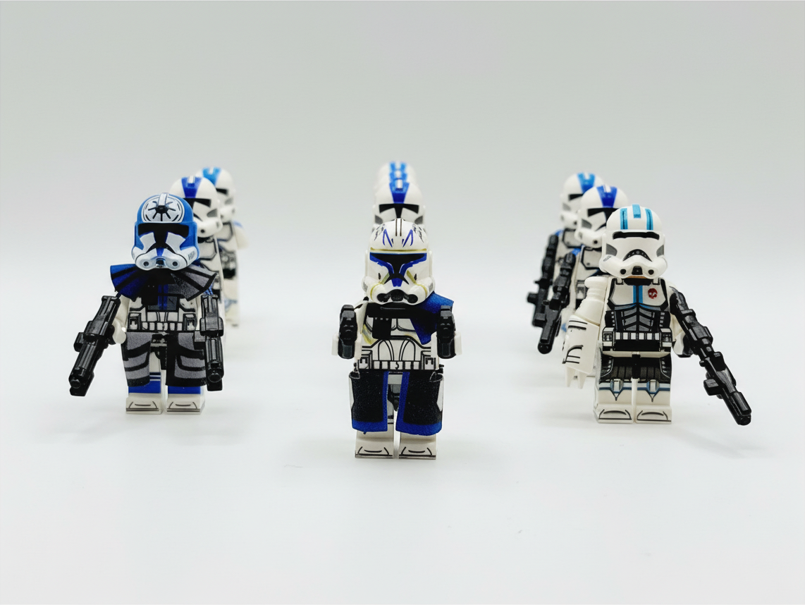 Star Wars 501st Captain Rex Jesse Echo Clone Troopers Army Set 23pcs Minifigures Set